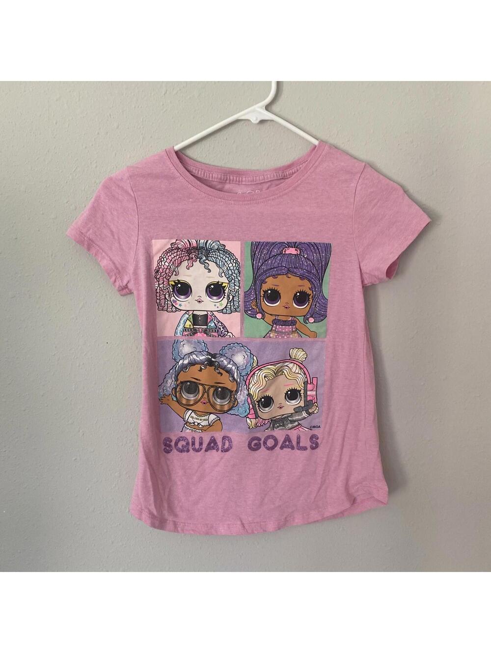 LOL Surprise Pink Shirt Girls Size L (10/12)